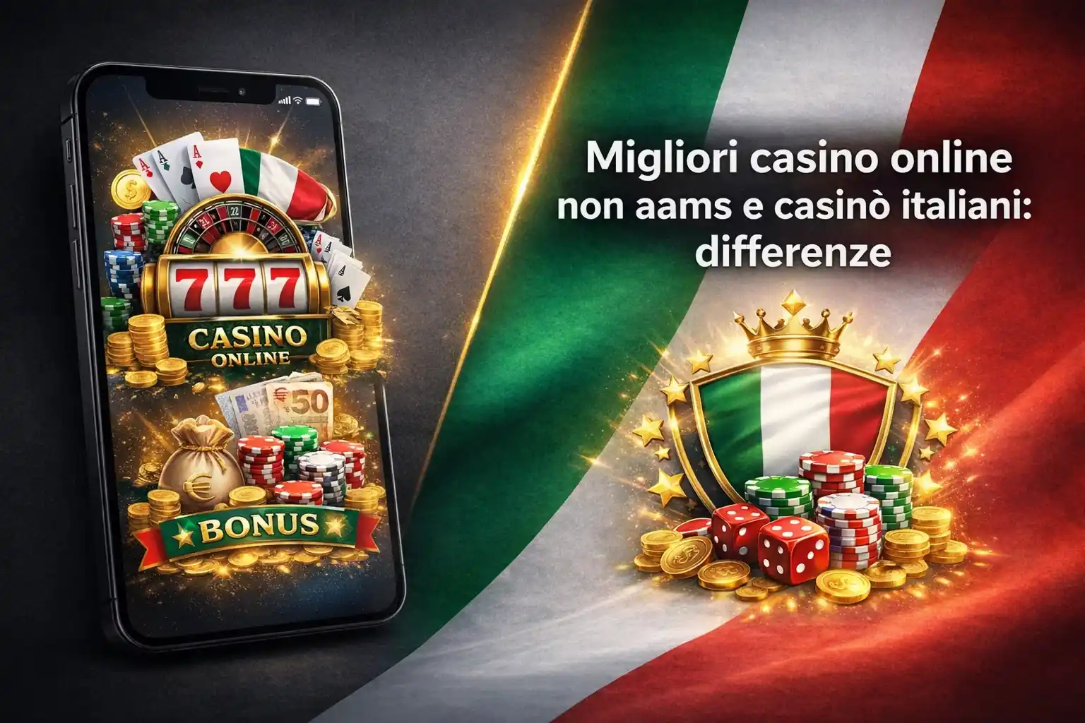 Migliori casino online non aams e casinò italiani: differenze