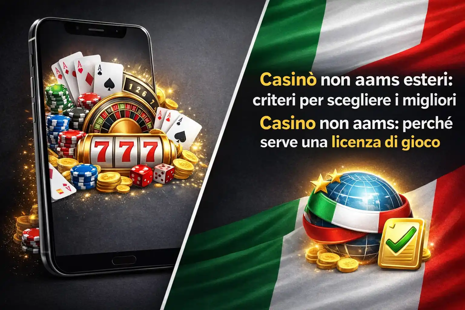 Casino non aams : perché serve una licenza di gioco